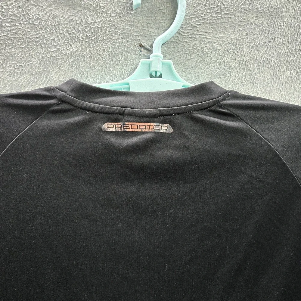 Adidas‎ Men Shirt L Black Center Logo Embroidery Graphic Print Euro 2012 Soccer